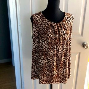 Animal print top by Roz&Ali size L